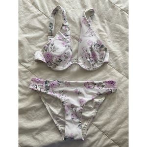 Chelsea & Violet lavender swim suit